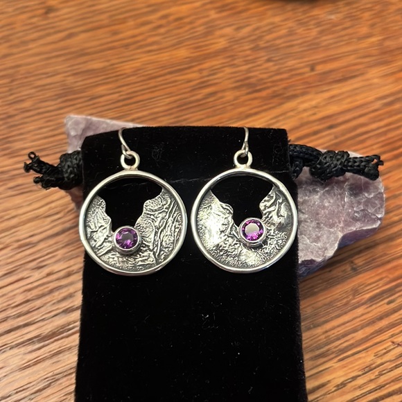 Handmade AAA grade Amethyst Earrings ✨🧚🏼♀️ - Picture 6 of 8
